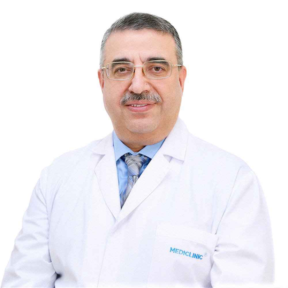 Portrait of Dr Naser Al Zein, Consultant Paediatric Hematologist Oncologist